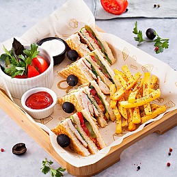 Chicken sandwich set