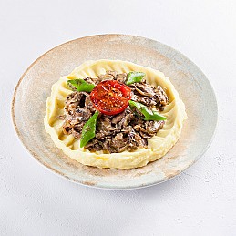 Mushroom creamy beef