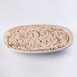Mashed eggplant salad