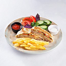 Crepe burger