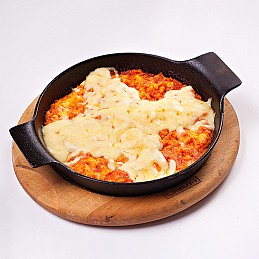 Menemen with kashar cheese