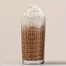 Iced coffee with ice cream
