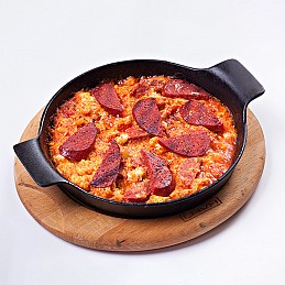 Menemen with sujuk