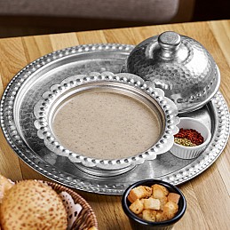 Qaymaqlı göbələk şorbası