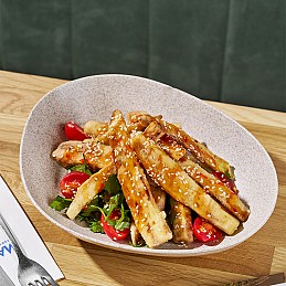 Xırt-xırt badımcan salatı