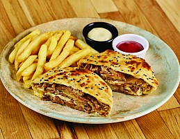 Qapalı dönər burger