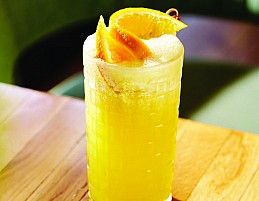 Frozen orange