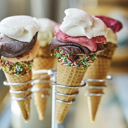Ice cream (in ice cream cone)