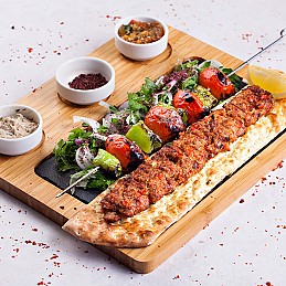 Adana kabab (with hot pepper)