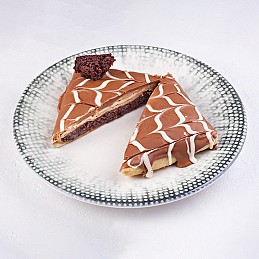 Crepe with brownie