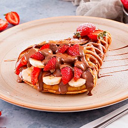 Folded waffle
