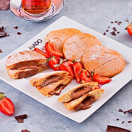 Pancake with chocolate