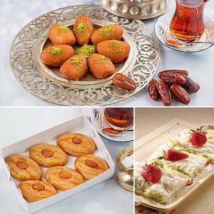 Десерты, приготовленные для месяца Рамадан