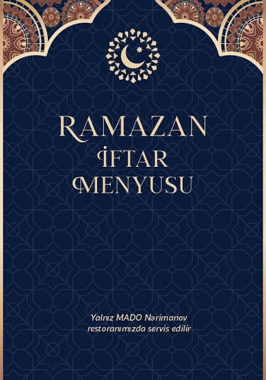 Рамадан ифтар меню