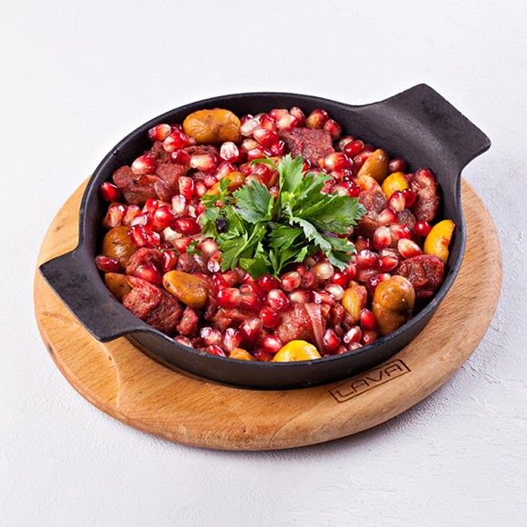 Quzu ətli nar qovurma