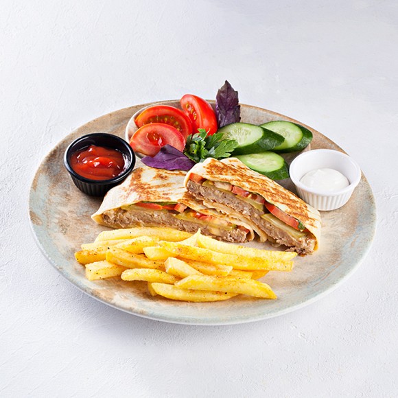 Crepe burger